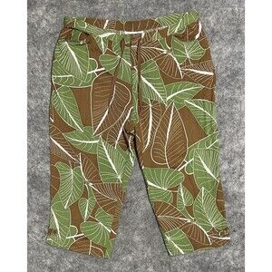 ERIN by Erin London Capri Women’s 1X Multi Floral Tropical